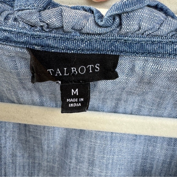 Talbots Blue Denim Tank Top - Picture 2 of 3